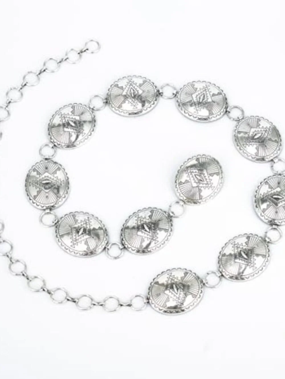 Western Metal Concho Waist Chain for Women | Cowgirl Adjustable